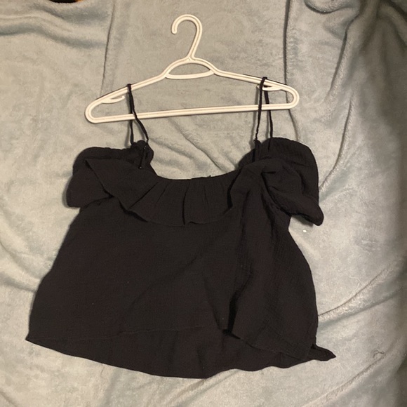 Black Ruffle J Crew Cami - Picture 3 of 3